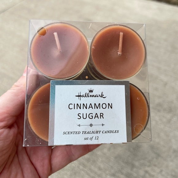 Hallmark Other - Hallmark Cinnamon Sugar Tea Light Candles NEW 12 count
